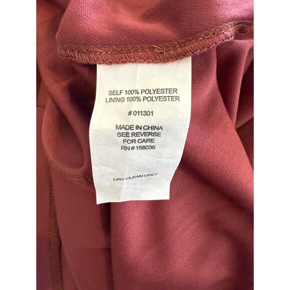 Birdy Grey Violet Chiffon Dress Rosewood  XL Wedding Bridesmaid  New! - Picture 6 of 7